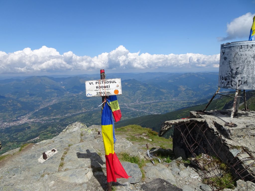 At the summit of "Pietrosul Rodnei" (this time without fog and clouds :))