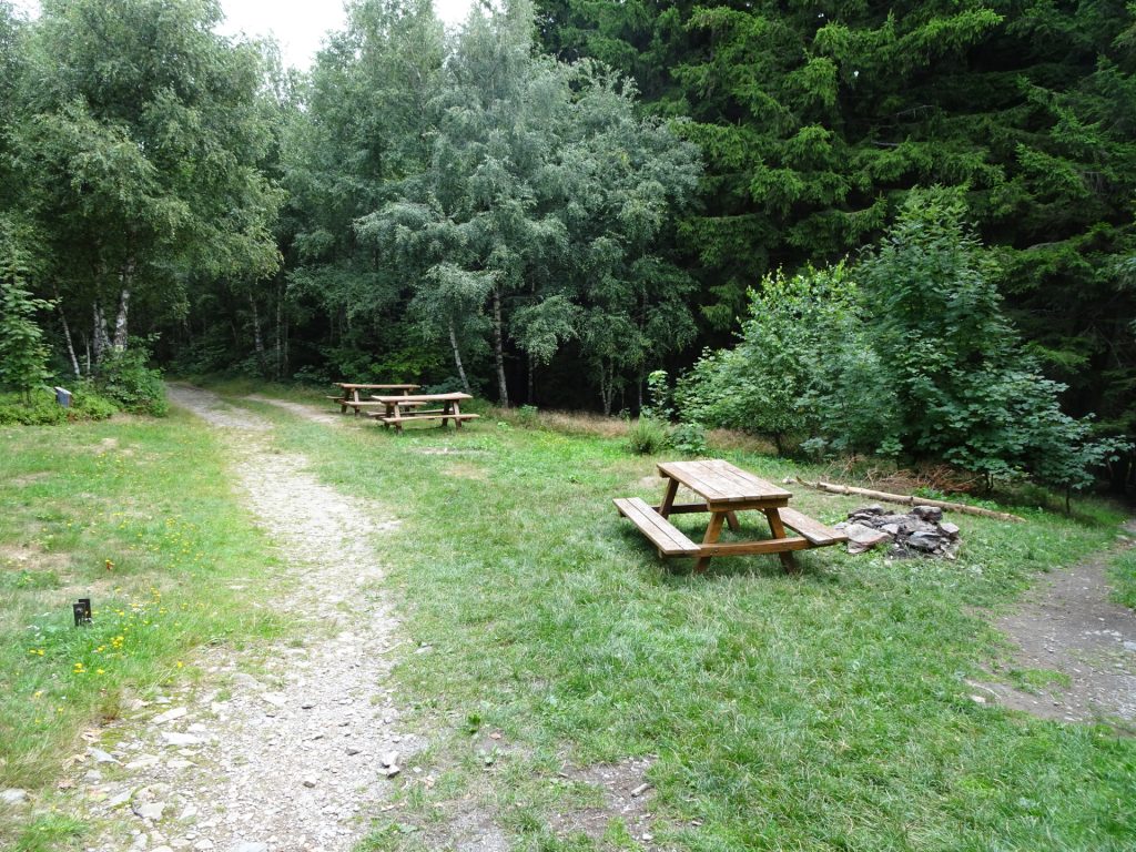 Rest area at the Hungarian side right after the border