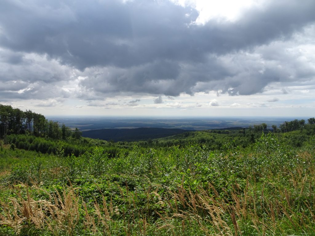 View towards Pannonia from the trail