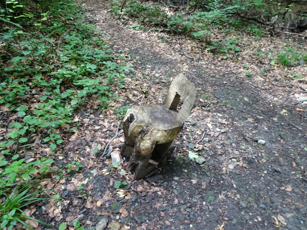 Comfortable chair at the "Szikla-forrás" rest area