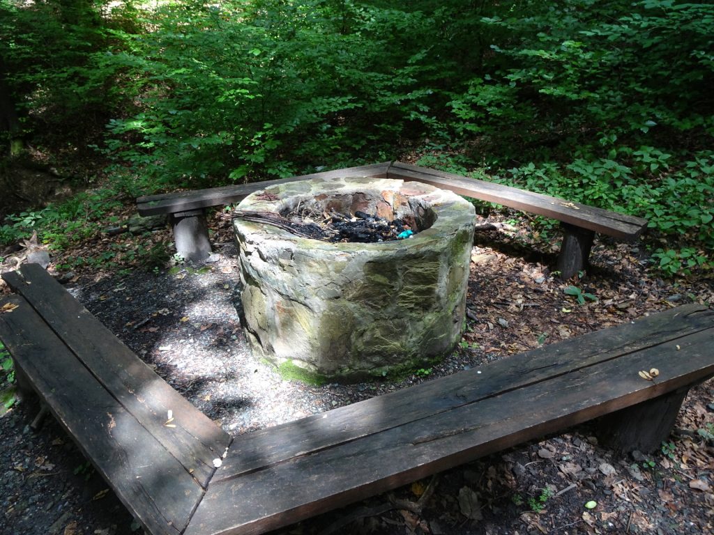 At the "Szikla-forrás" rest area