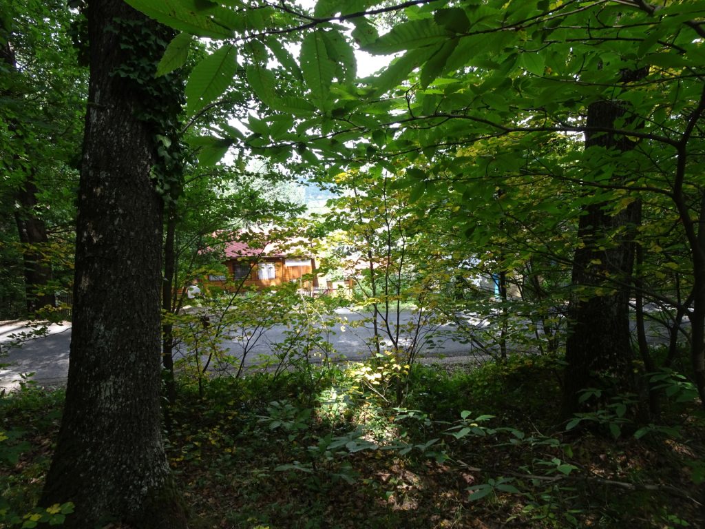 Approaching the first houses at "Kőszeg"