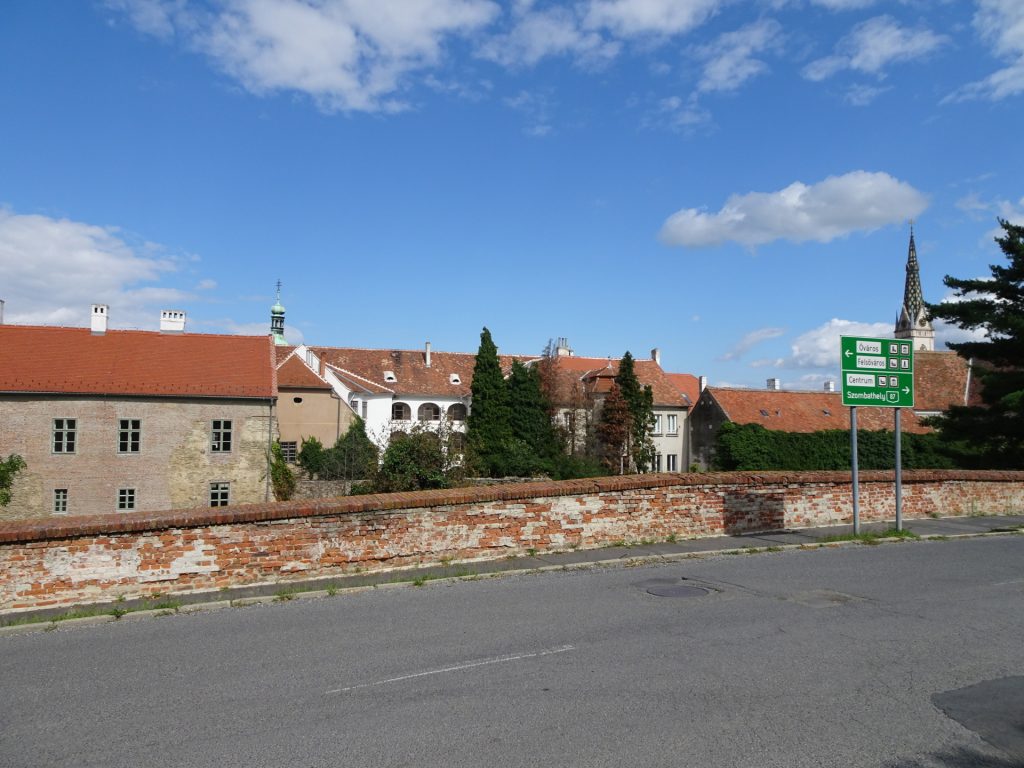 Towards the city center of "Kőszeg"