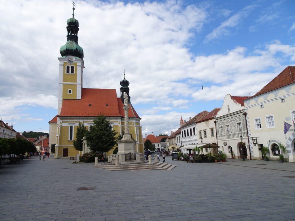 The "Jurisics tér" square in "Kőszeg"