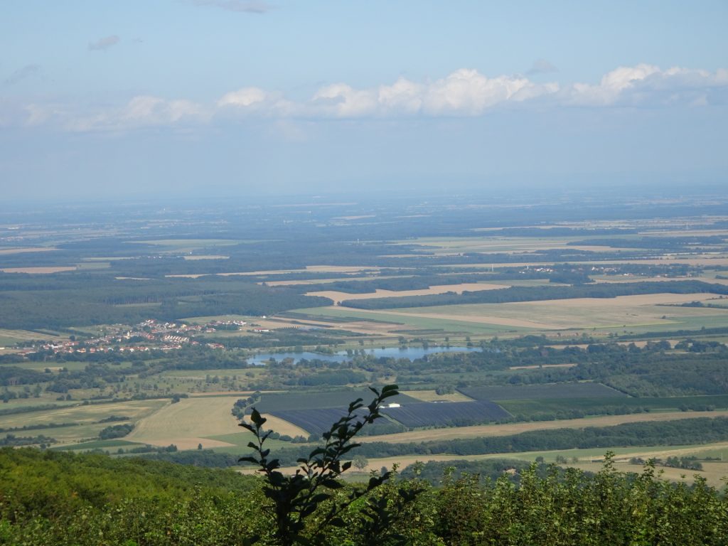 View from the trail towards "Kendig" (the two lakes of "Kőszegfalva")