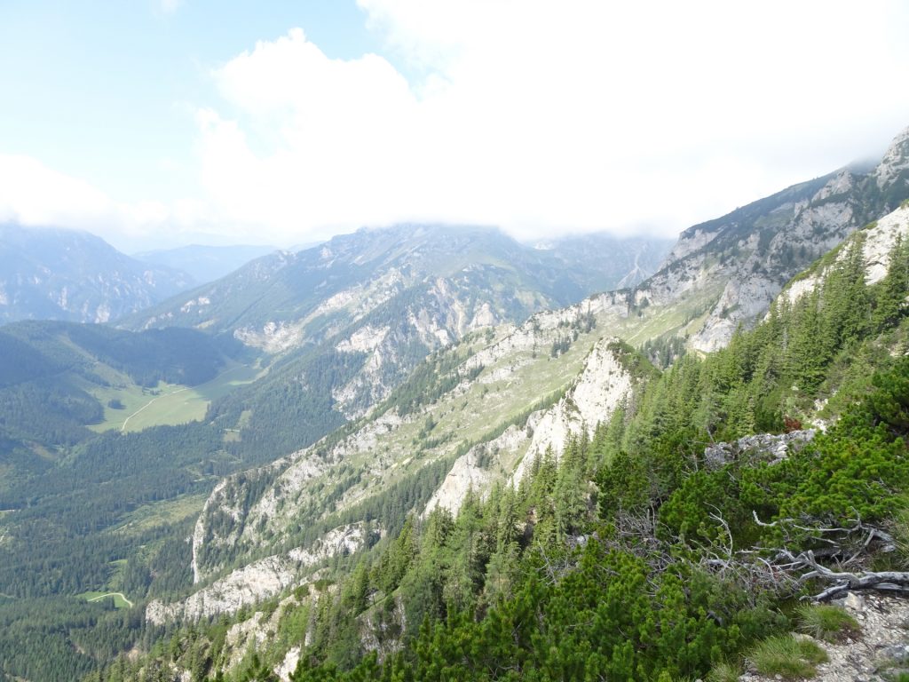 View towards "Reichenstein" from the Ferrata