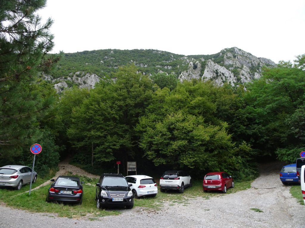 At the parking in "Kamp Tura"