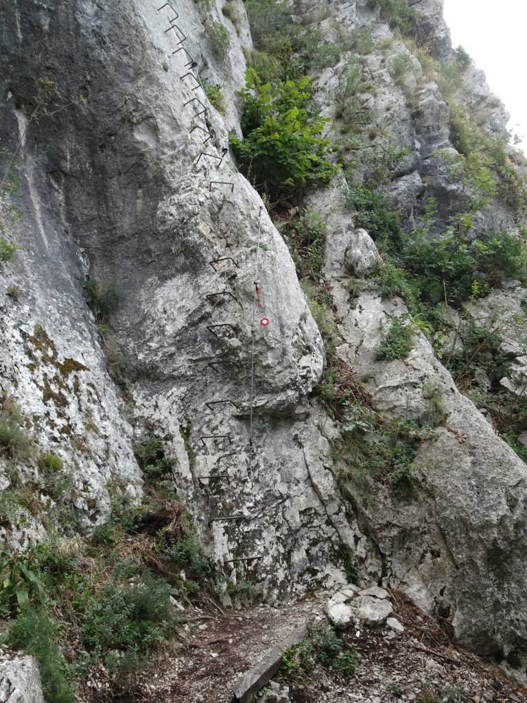 The start of "Otmarjeva Pot" Via Ferrata (B/C)