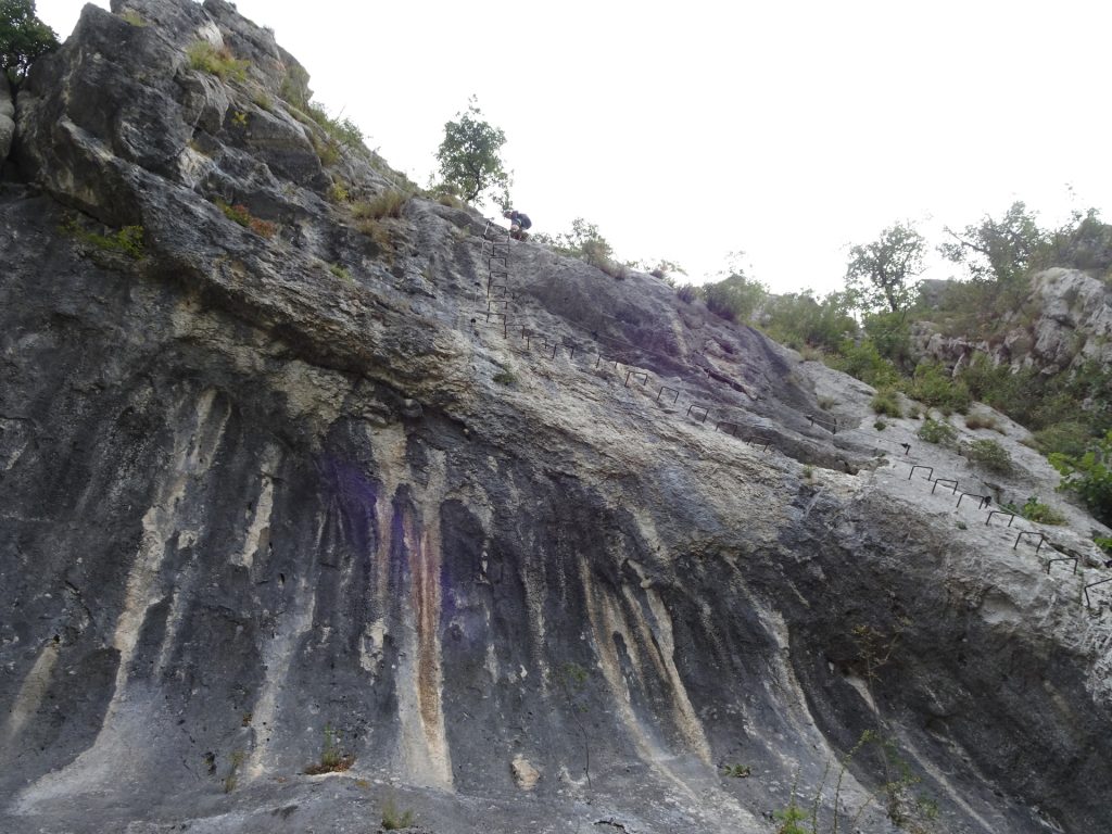 The crux of "Otmarjeva Pot" (C/D) right after the begin