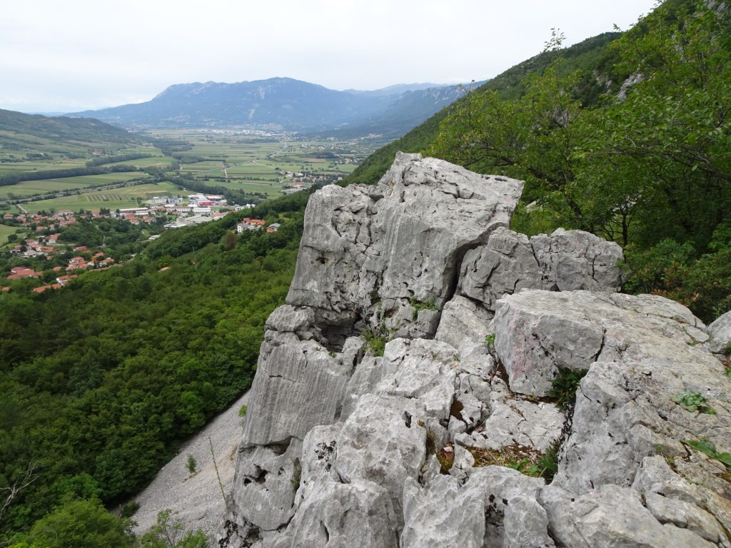 Towards the begin of "Furlanova Pot" Via Ferrata