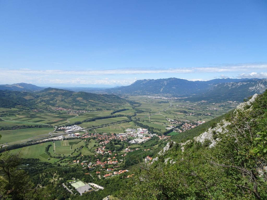 View from the end of 2nd part of "Otmarjeva Pot"