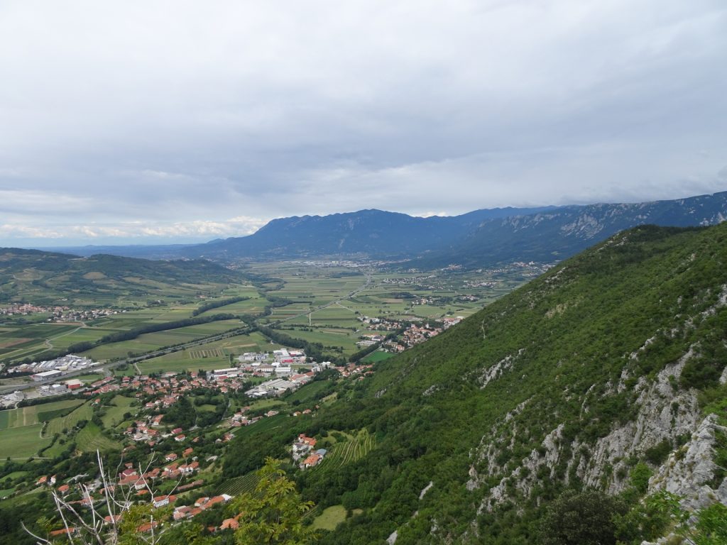 View from the end of "Furlanova Pot"