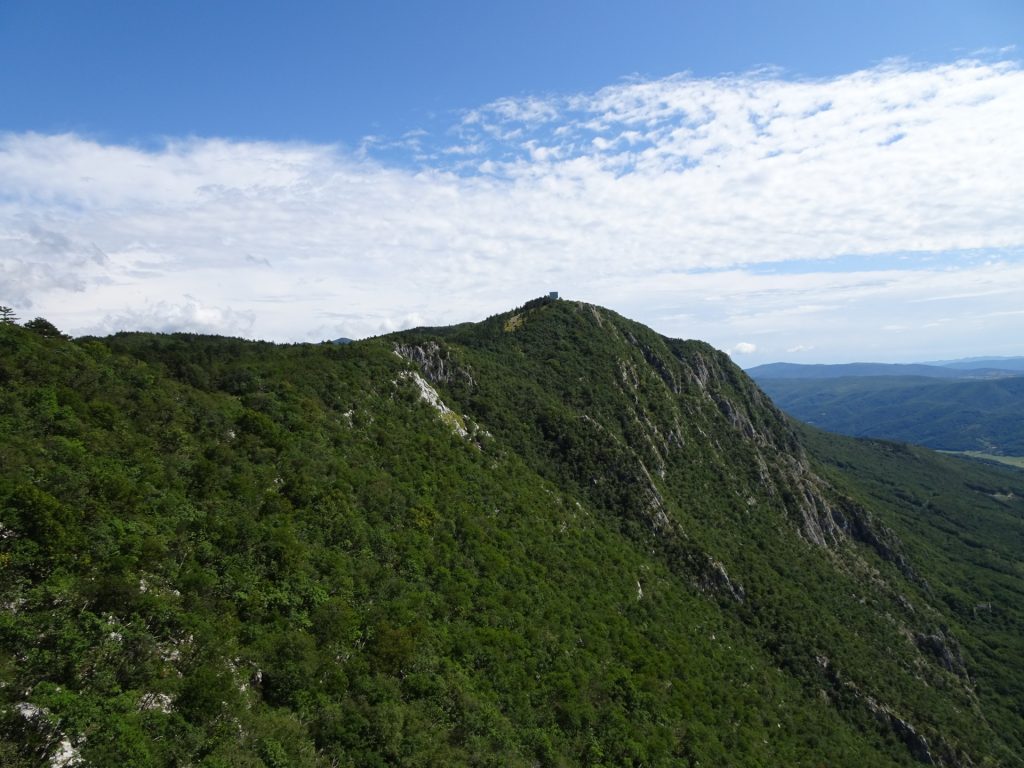 View towards Nanos from "Gradiška Tura"