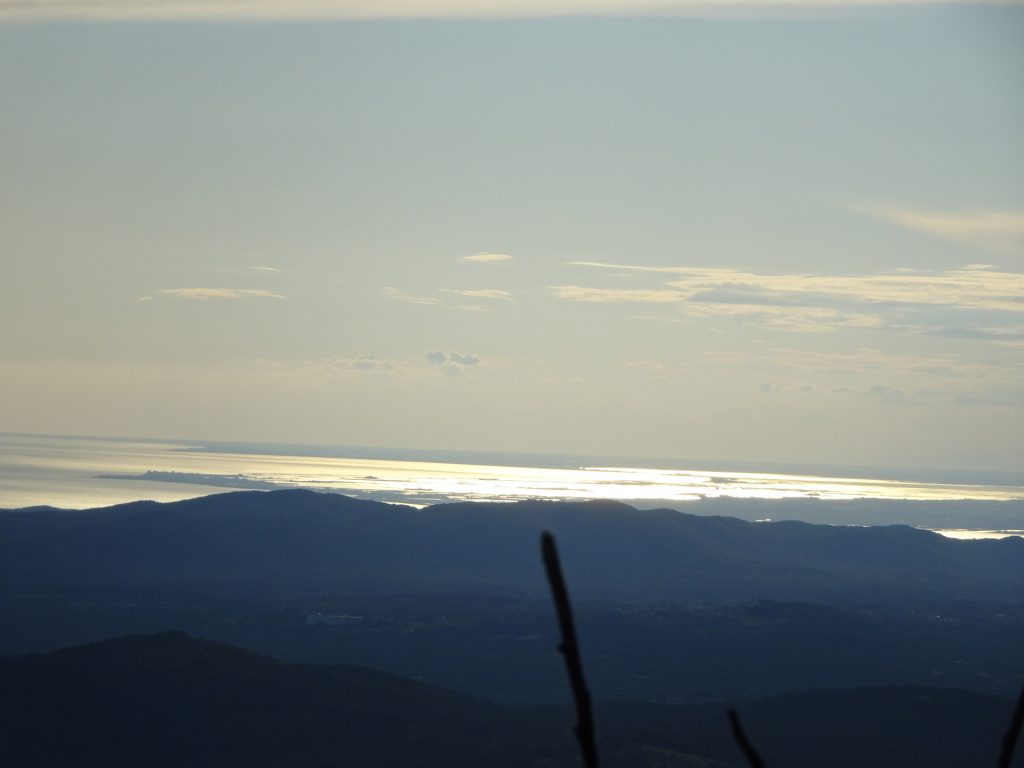 View towards the gulf of Trieste (sea)