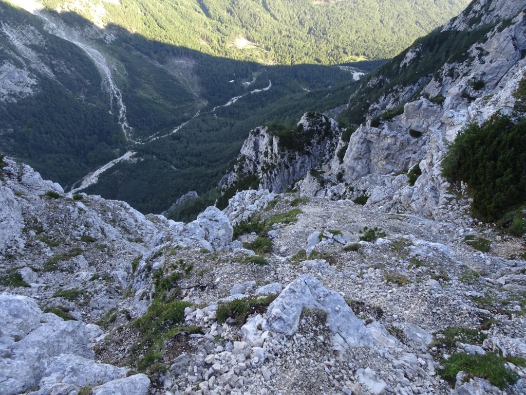 View down from "Tominškova Pot"