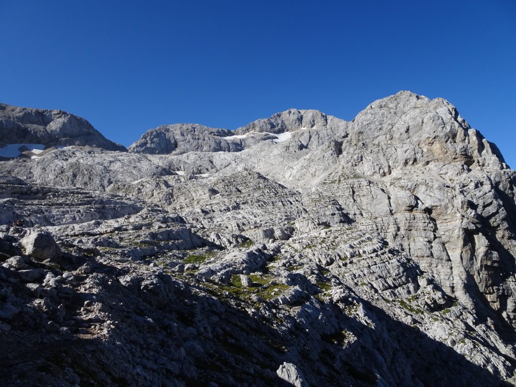 On the trail towards "Triglavski dom"