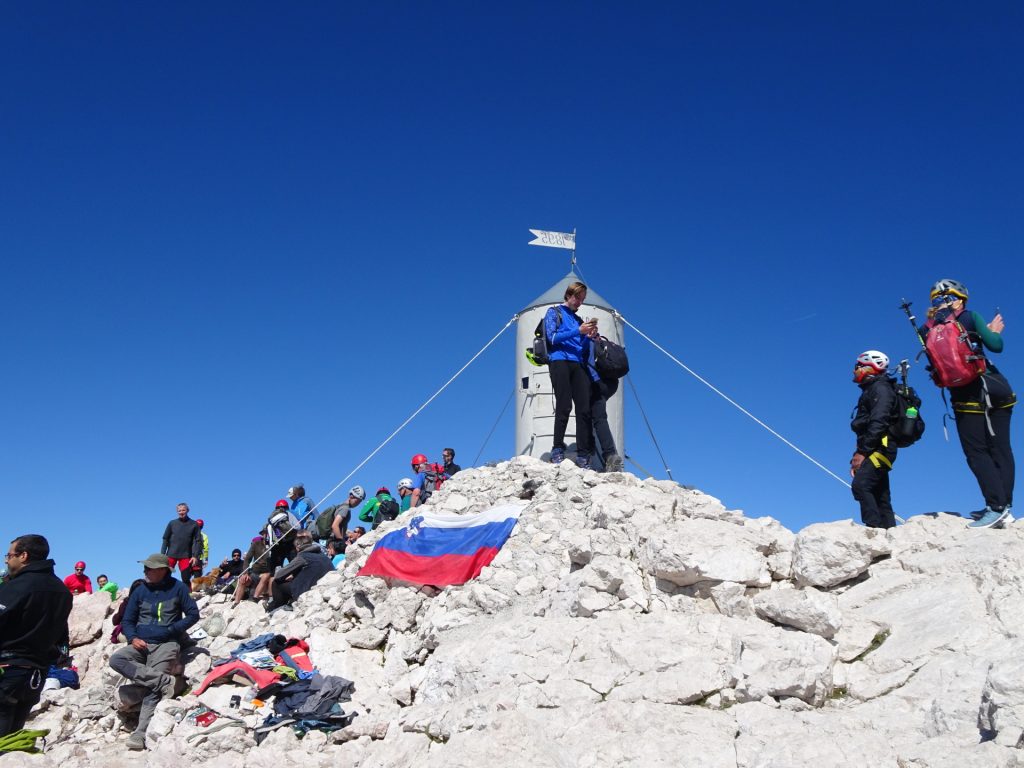 At the summit of "Triglav"