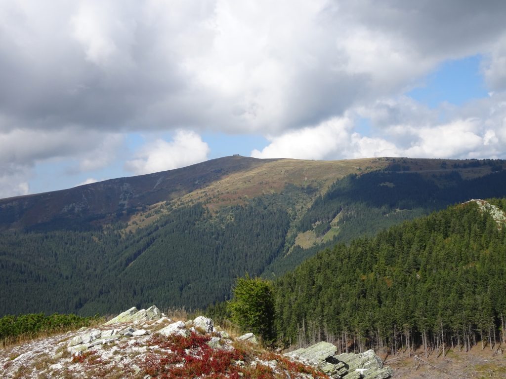 View from from "Großer Pfaff" towards "Stuhleck"