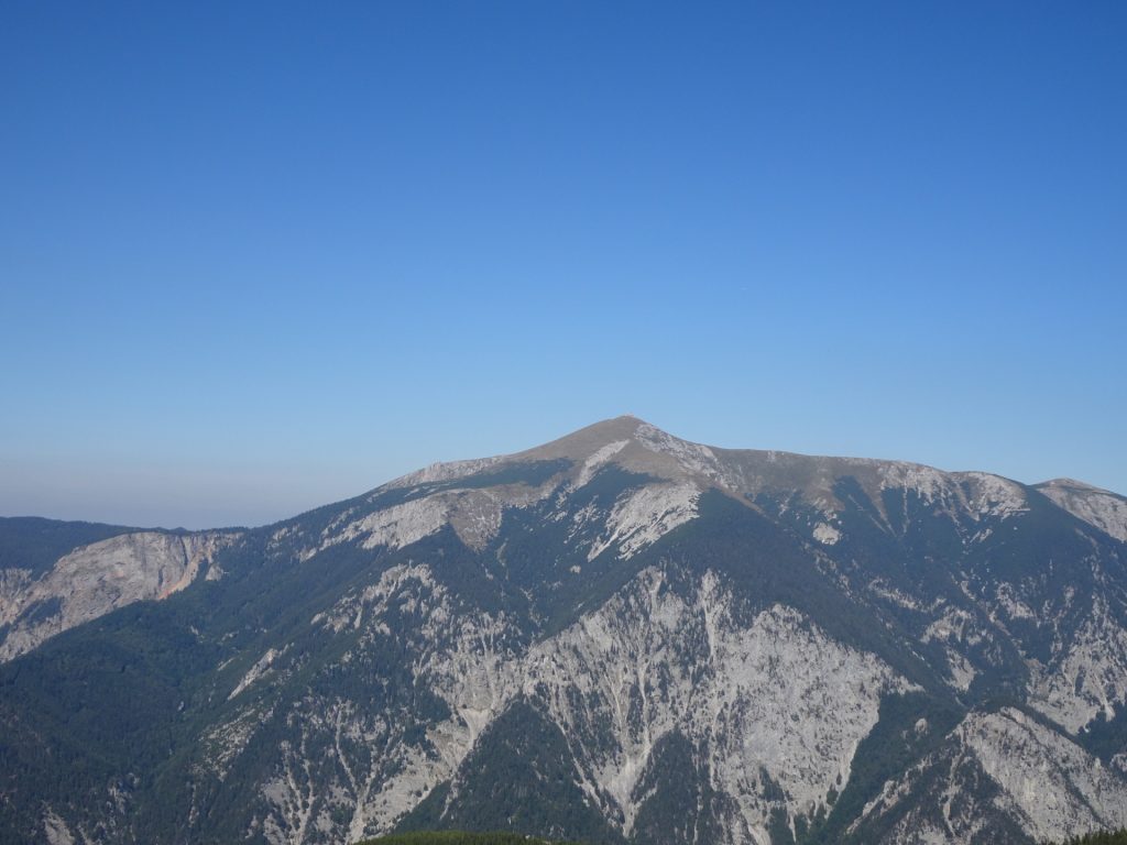 The "Schneeberg" seen from "Höllentalaussicht"