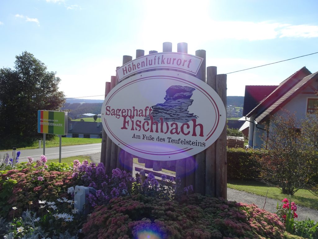 At the city border of "Fischbach"