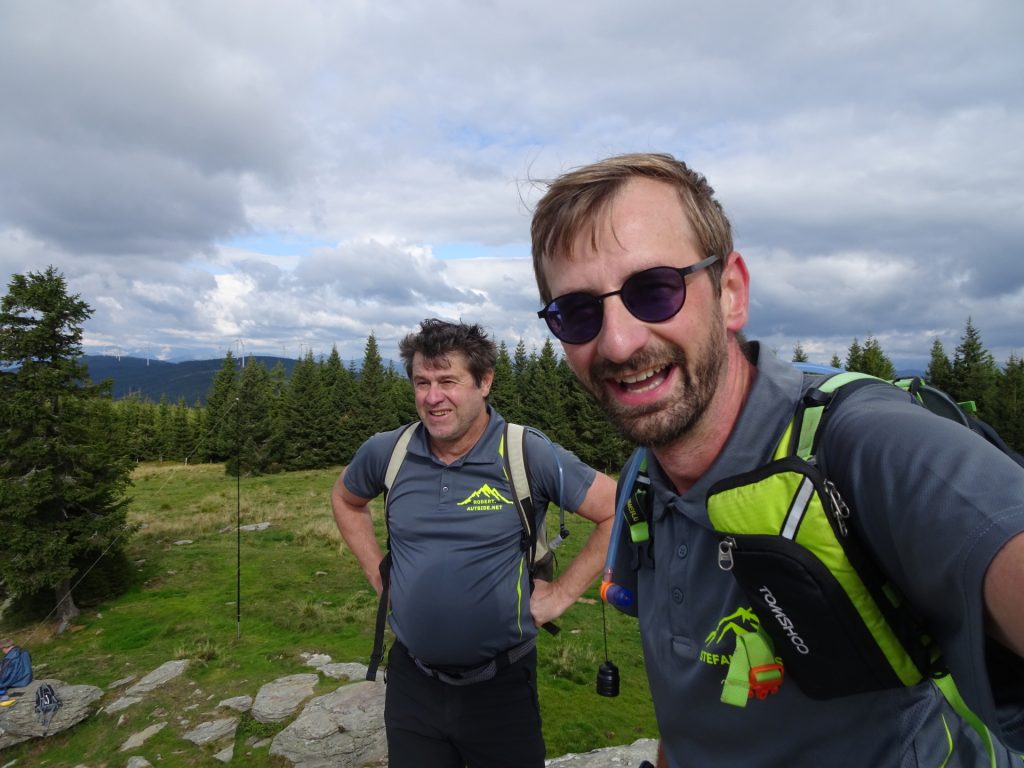 Robert and Stefan at "Teufelstein"