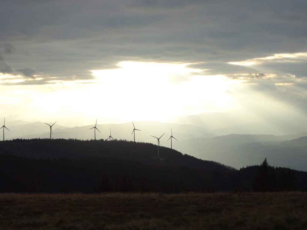 View from the trail towards "Stuhleck"