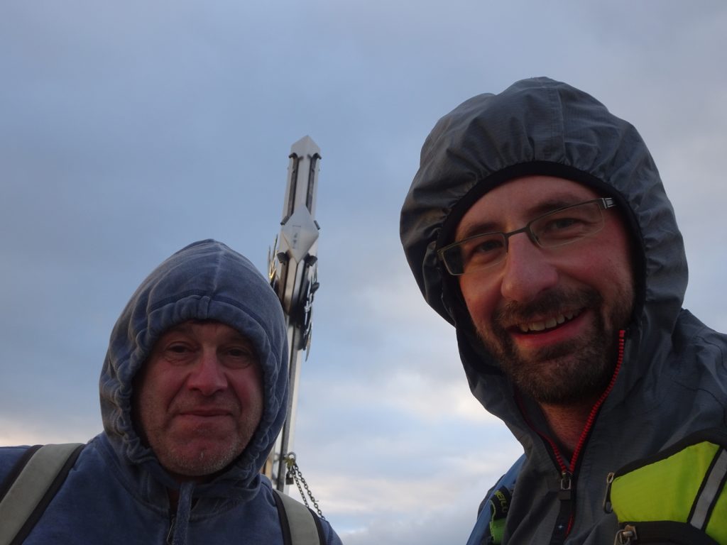 Robert and Stefan at the summit of "Stuhleck"