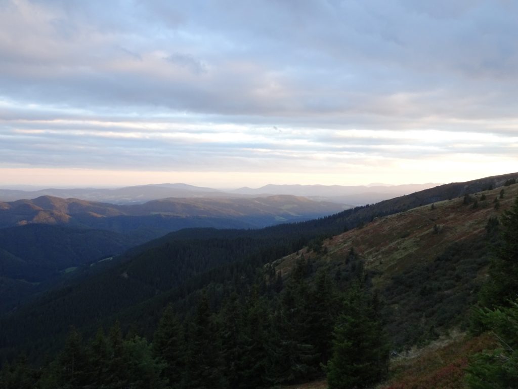 Descending towards "Pfaffensattel"