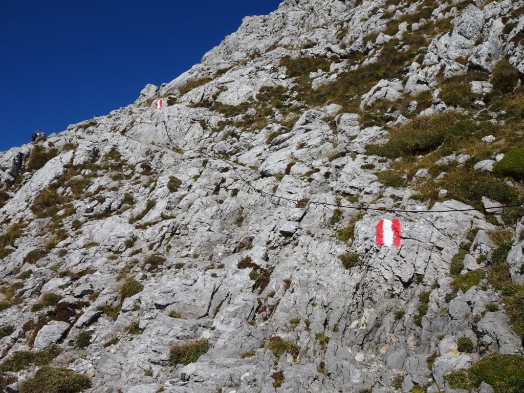 The final ascent to "Großer Ebenstein"