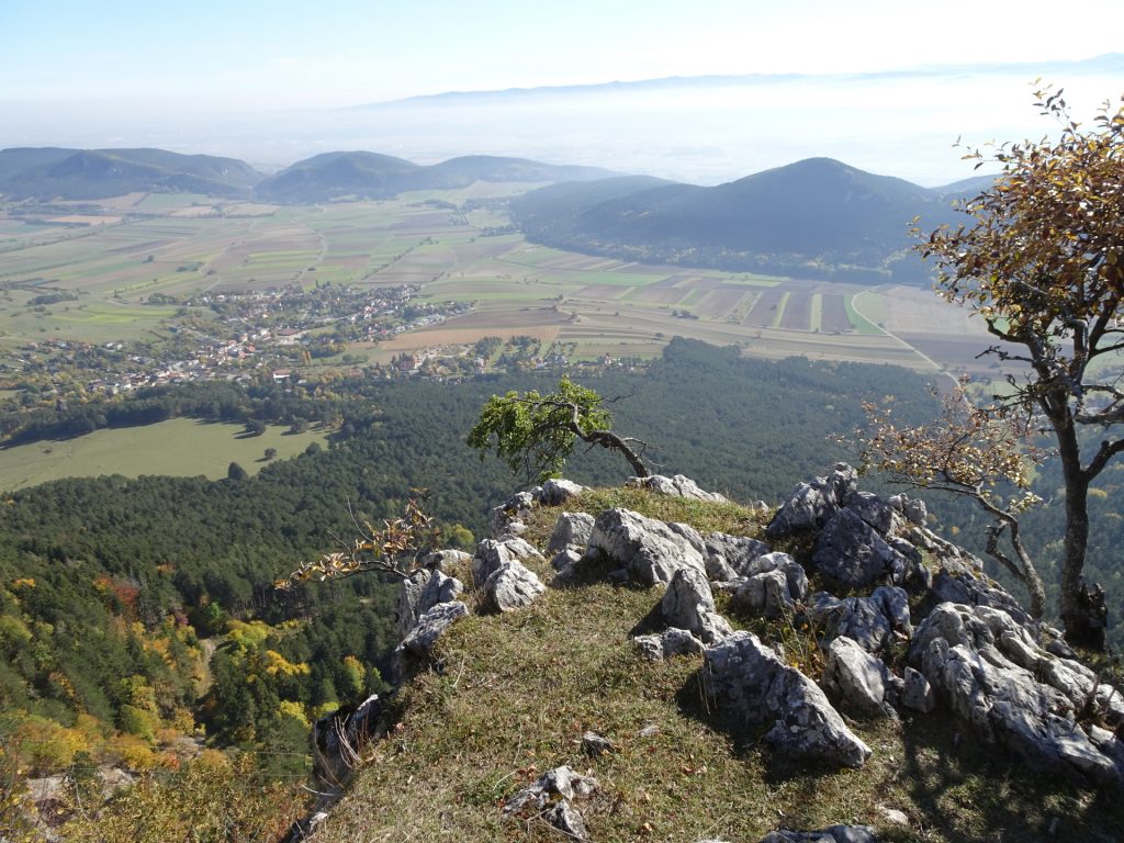 View from the top of "Leitergrabengrat" ("Neue-Welt-Blick")