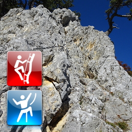 Climbing: Hohe Wand via Leitergabengrat (II+), Steirerspur (C) & Springlessteig (A)