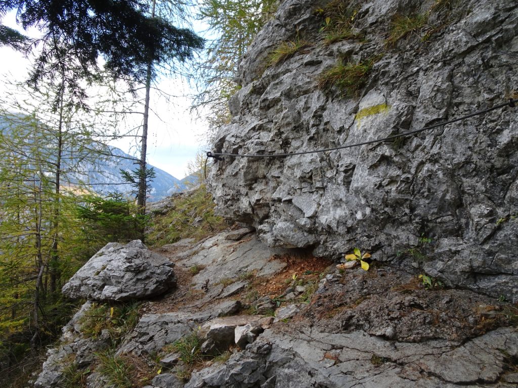 Hiking up the "Camillo-Kronich-Steig"