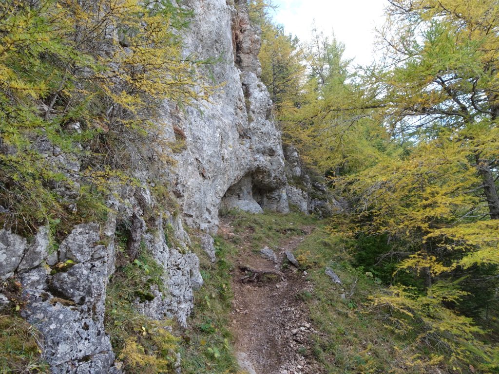 Hiking up "Camillo-Kronich-Steig"