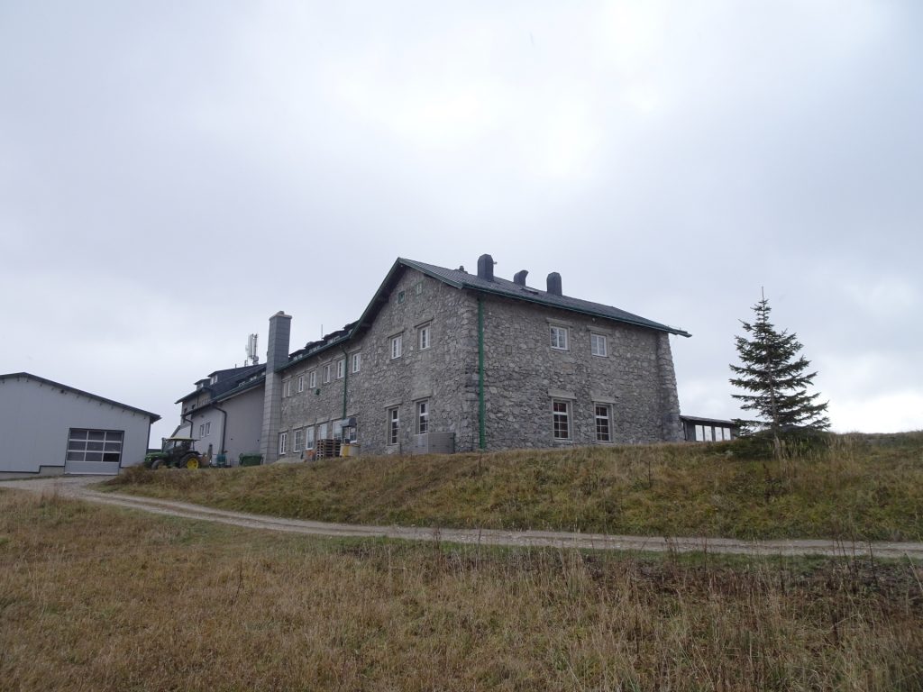 Approaching the "Berggasthof"