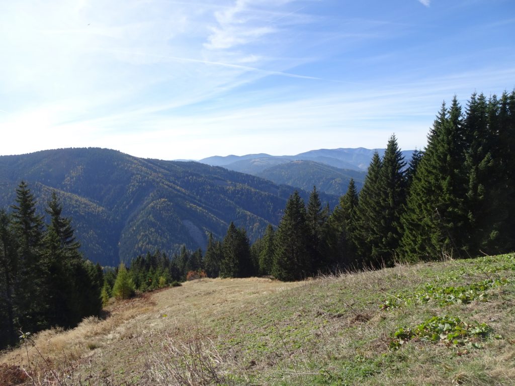 View from the trail towards "Mugel"