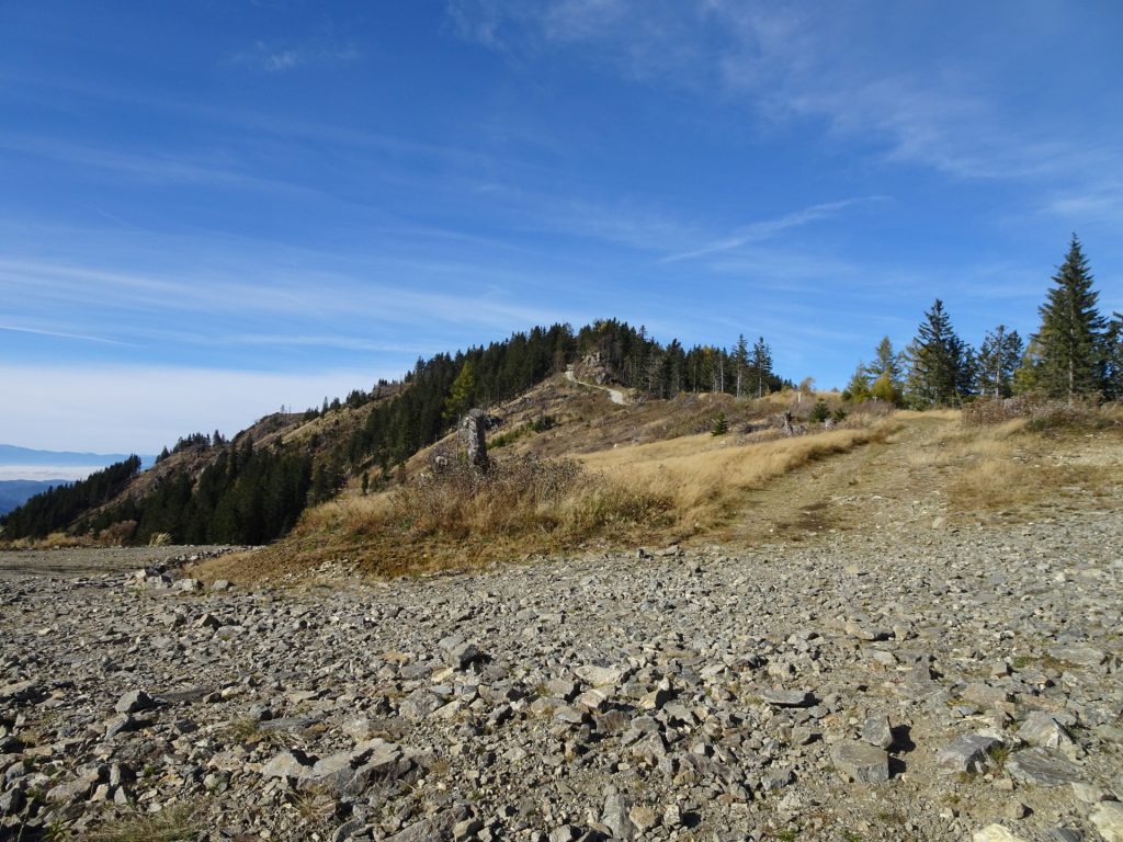 On the trail towards "Mugel" (straight, keep slightly right)