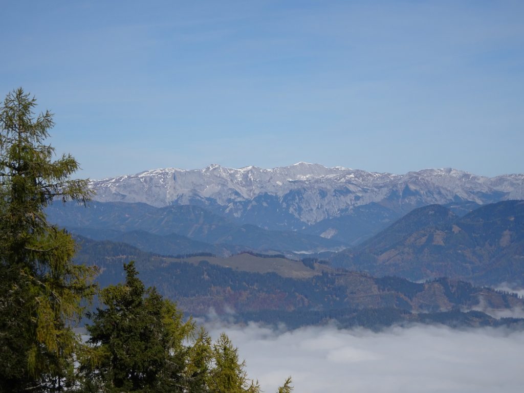 View towards "Hochschwab" area