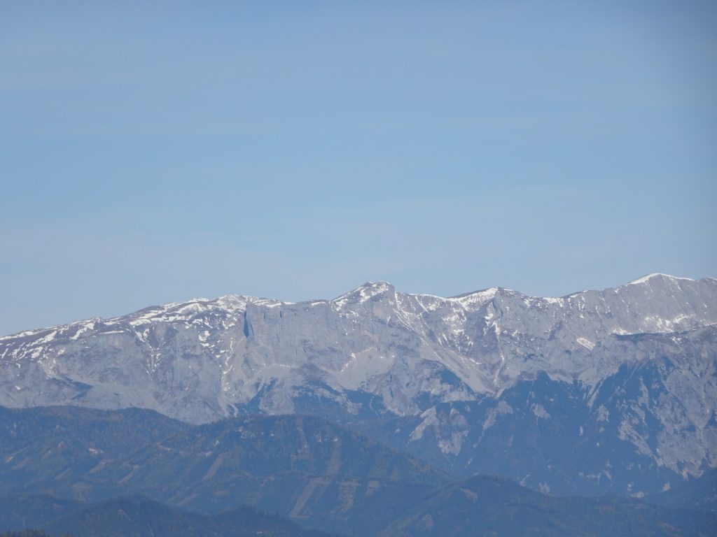 Distance view towards "Hochschwab" massif