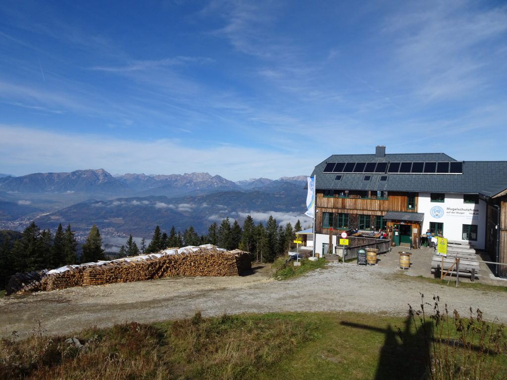 The "Mugelschutzhaus" seen from "Mugel" (just a few steps)