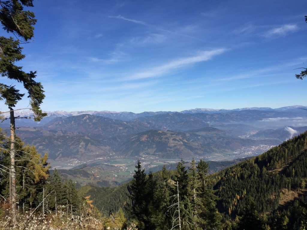 Same view towards "Bruck an der Mur" without fog