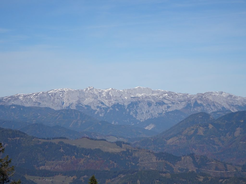 Impressive scenic view towards "Hochschwab" massif