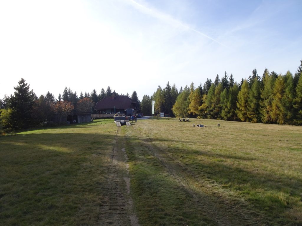 View back to "Schutzhaus Hochanger"