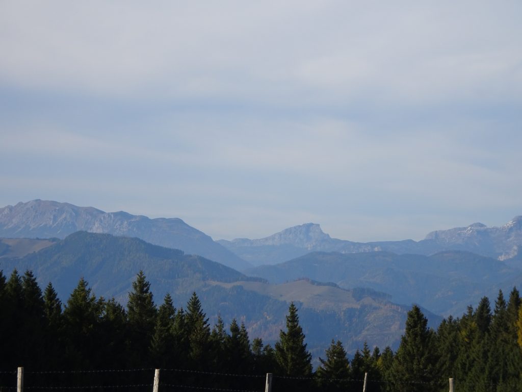 The "Brandstein" seen from the summit of "Hochanger"