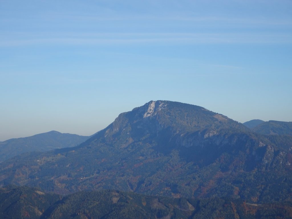 The "Hochlantsch" seen from the summit of "Hochanger"