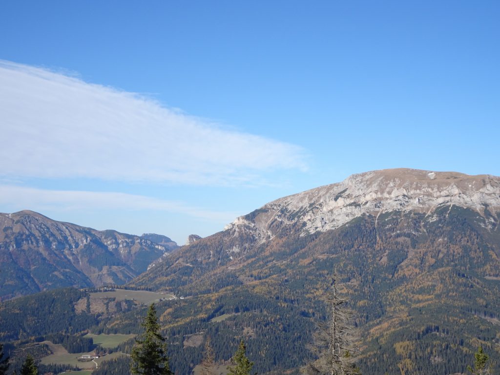 View towards "Schneealpe & Rax " from the summit of "Große Scheibe"