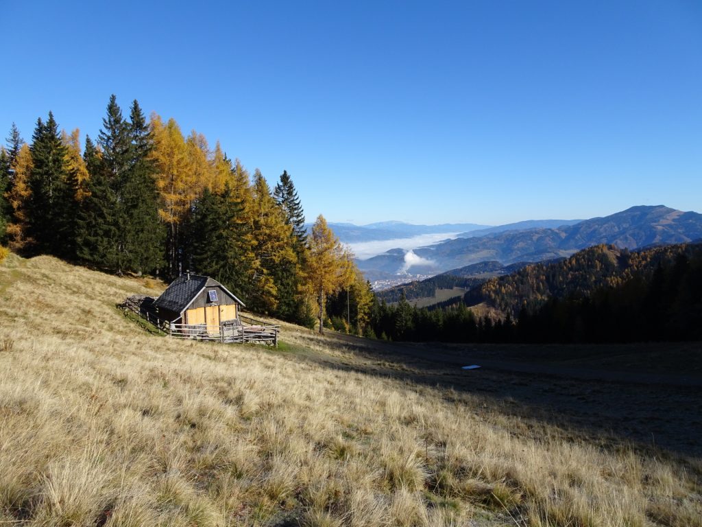 View back from the trail towards "Rosseck"