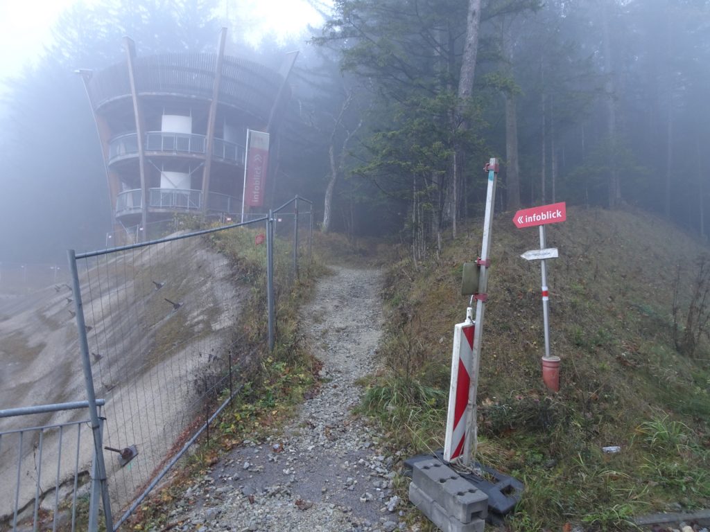At "Göstritz" towards the viewing platform