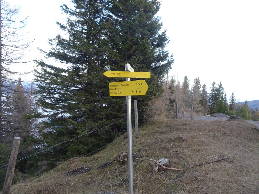 Turn left here into "Gebirgsjägersteig"