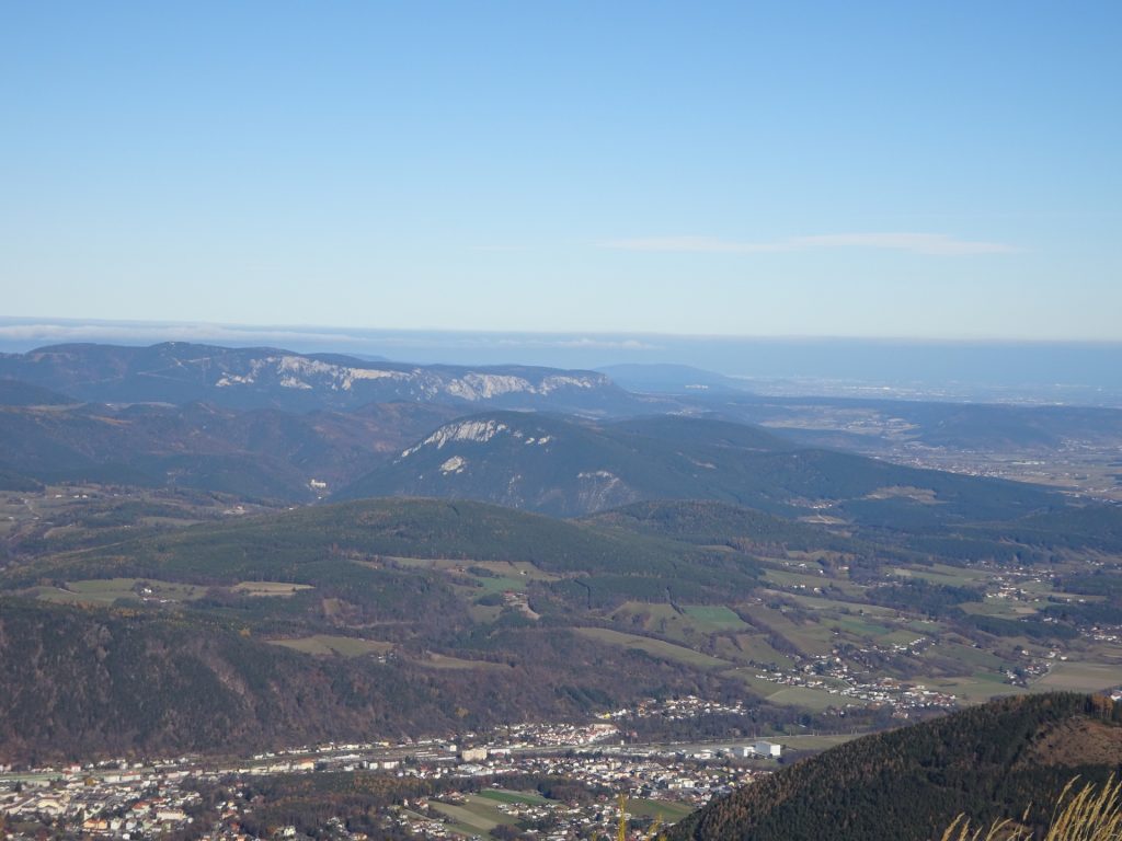 Scenic view from "Großer Otter"