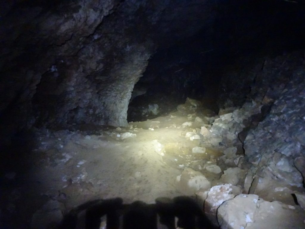 Looking inside the "Drachenhöhle"